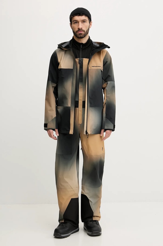 Peak Performance kurtka narciarska G80755 czarny AW25