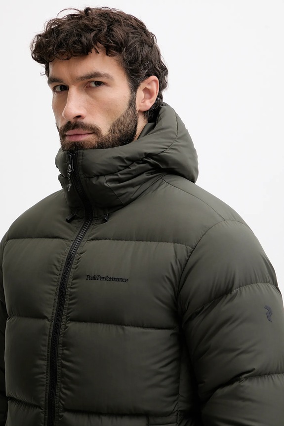 Páperová bunda Peak Performance Rivel zelená G80561