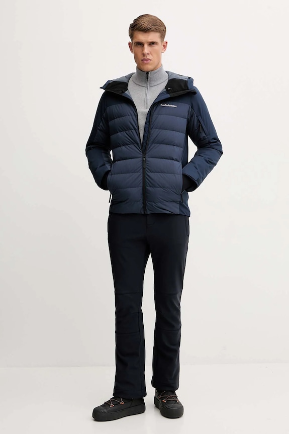 Пуховая лыжная куртка Peak Performance Shred G80489 тёмно-синий AW25