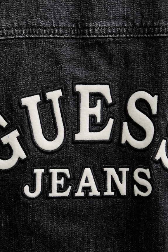 Guess Jeans kurtka jeansowa M5BN38.D5LW5 szary