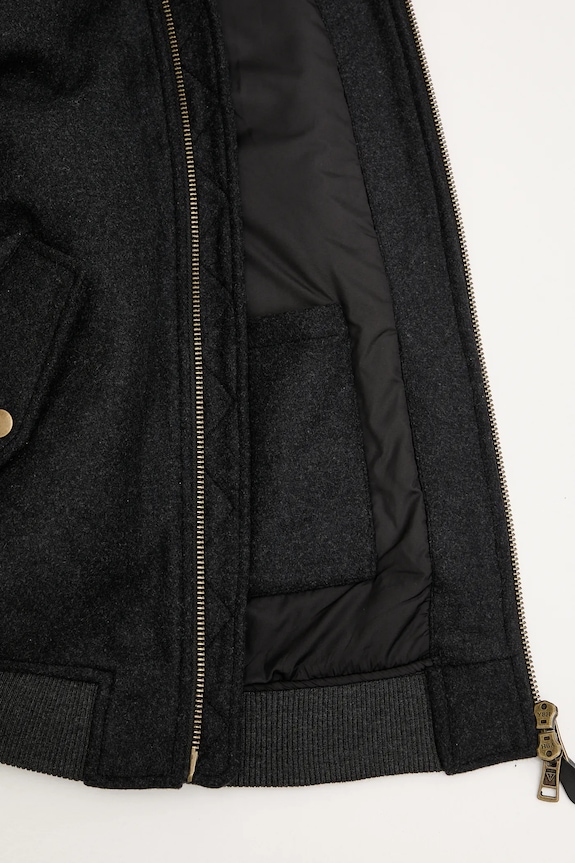 Guess Jeans kurtka bomber z dodatkiem wełny M5BL1B.W1482