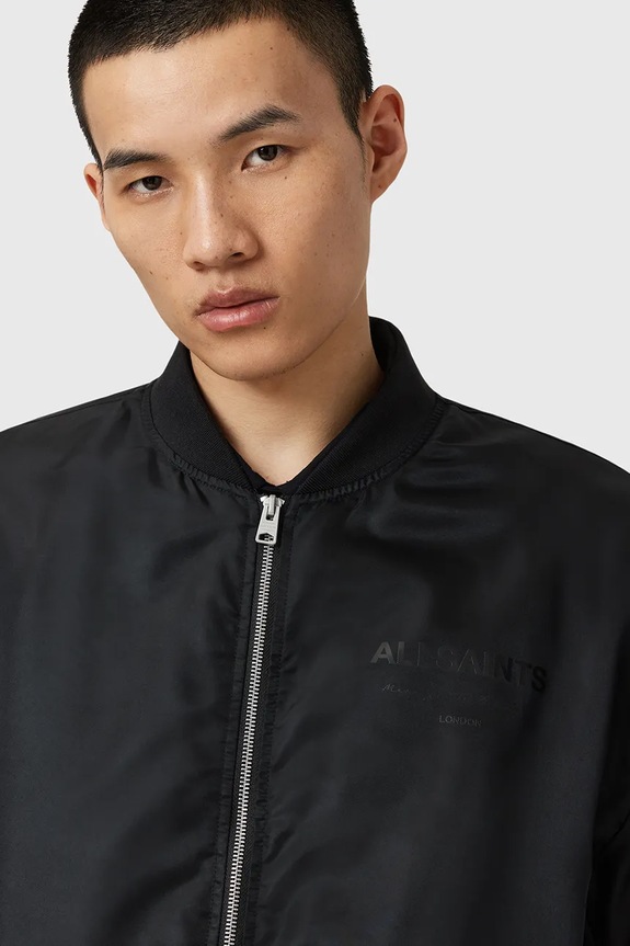 Bunda AllSaints FUTURE M001OD čierna AW25