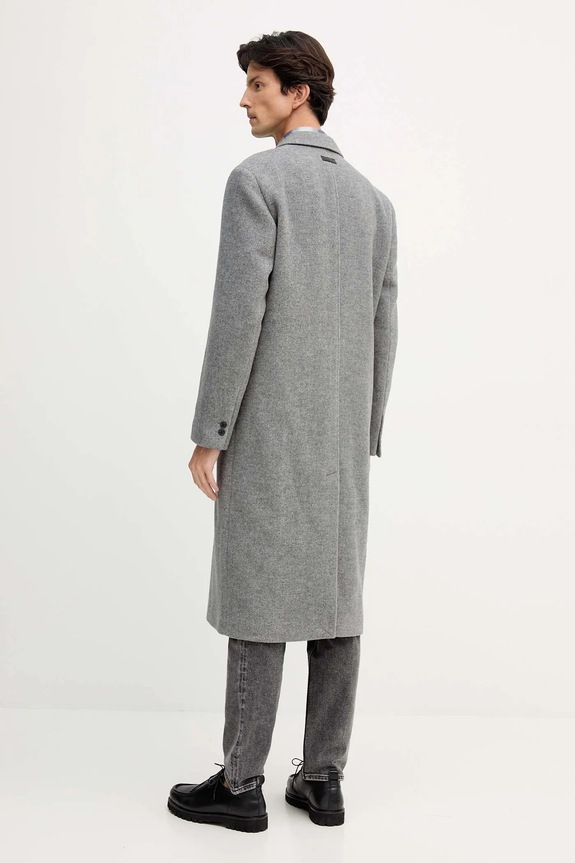 Abbigliamento Trussardi cappotto con lana 0000M000001N grigio