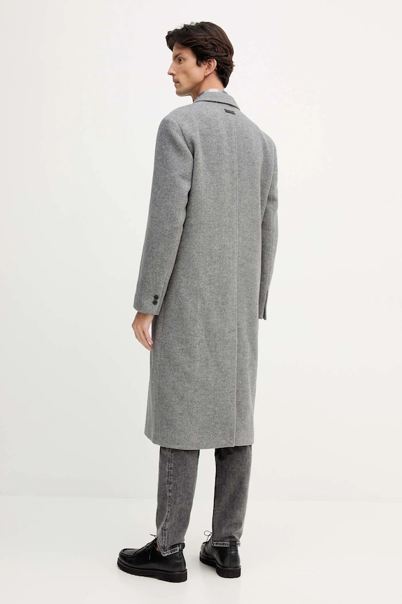 Abbigliamento Trussardi cappotto con lana 0000M000001N grigio