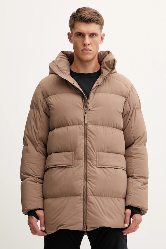 Pernata jakna BOGNER Fire+Ice YARON s kapuljačom smeđa 34019439