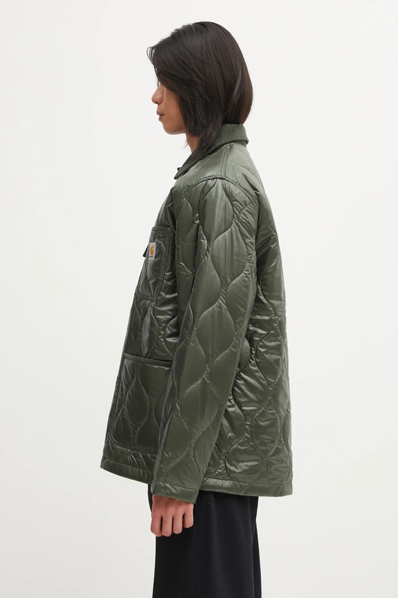 Carhartt WIP kurtka Oscar Chore Liner I035366.2ZXXX zielony AW25