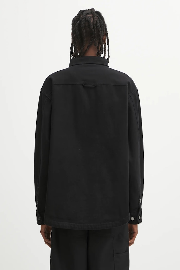 Odzież Carhartt WIP kurtka bawełniana Selby Shirt Jac I035305.89XX czarny