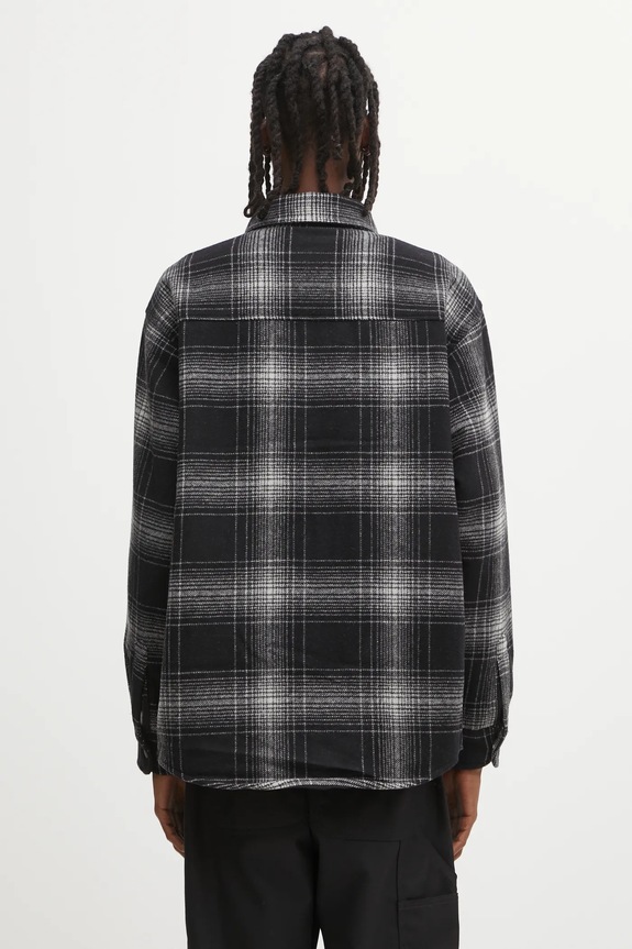 Clothing Carhartt WIP jacket with wool Brennan Shirt Jac I035324.34JXX gray