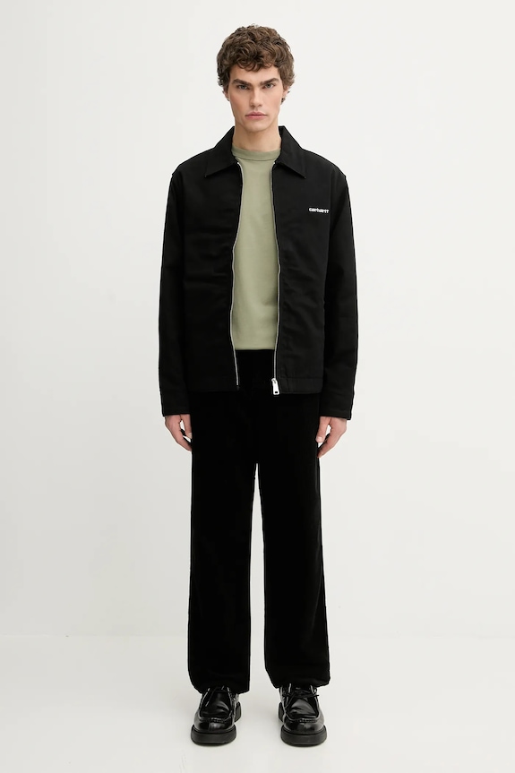 Carhartt WIP denim jacket Module Script Jacket I035621.0D201 black