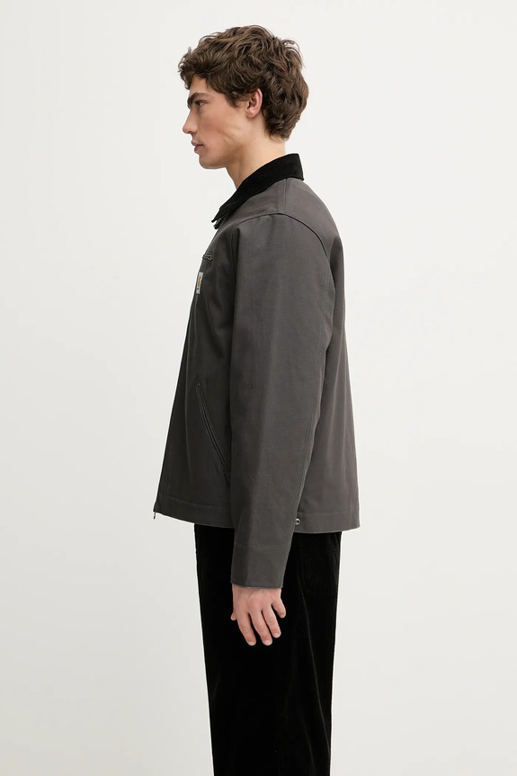 Carhartt WIP cotton jacket Detroit Jacket I015264.3CL01 gray AW25