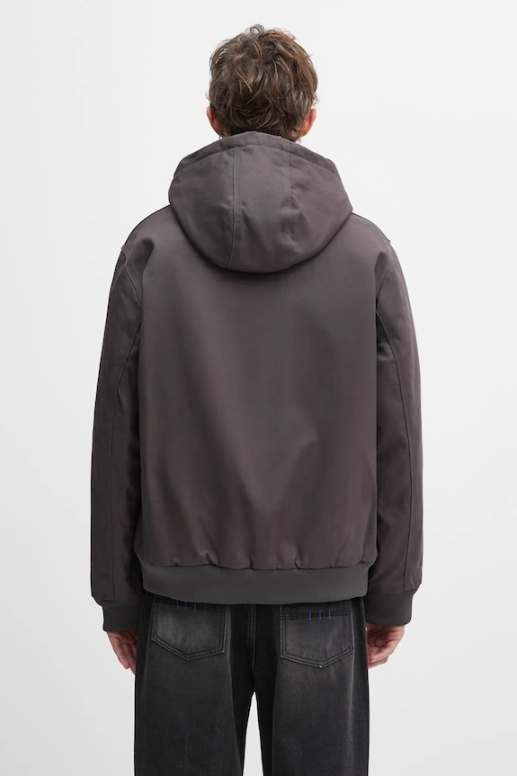 Odzież Carhartt WIP kurtka bawełniana Active Jacket I023083.8701 szary