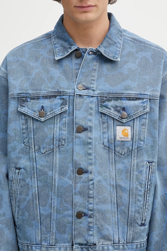 Carhartt WIP denim jacket Duck Helston Jacket blue I033766.2I235