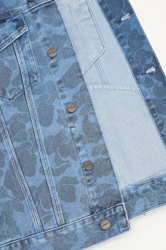 Carhartt WIP denim jacket Duck Helston Jacket I033766.2I235 blue