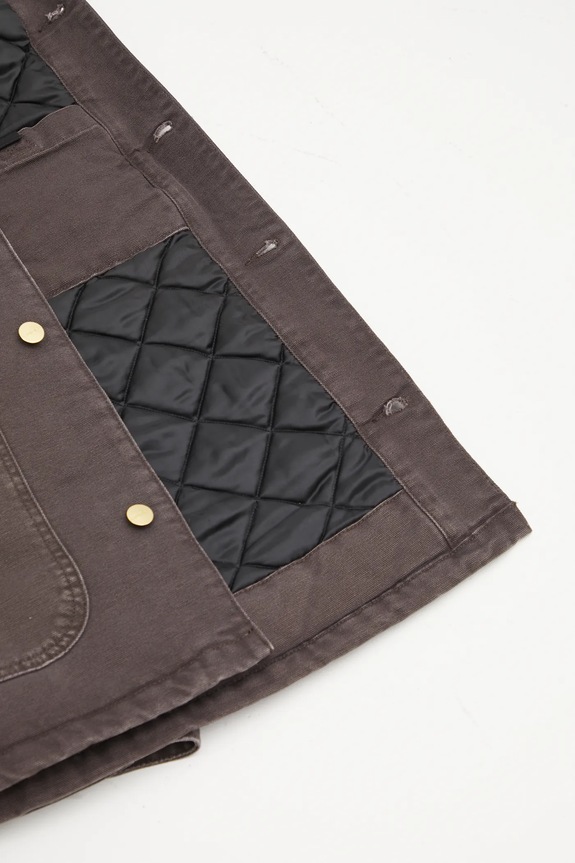 Pamučna jakna Carhartt WIP OG Chore Coat I035613.1YL4O smeđa