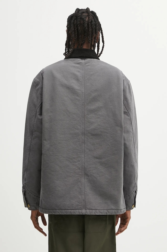 Odzież Carhartt WIP kurtka bawełniana OG Chore Coat I035613.3CL4O szary
