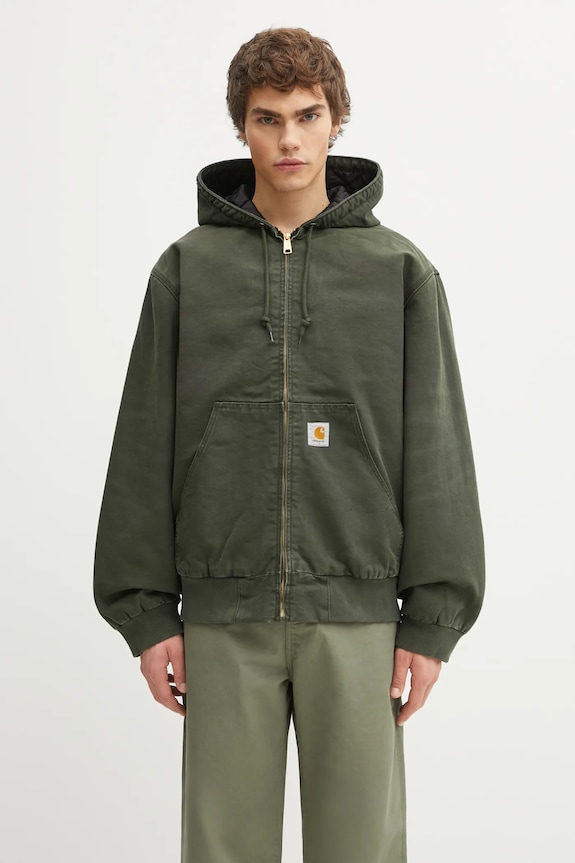 Carhartt WIP giacca in cotone OG Active Jacket transitorio verde I035891.494O