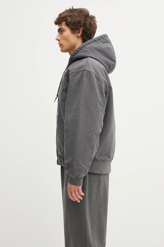 Бавовняна куртка Carhartt WIP OG Active Jacket I035891.874O сірий AW25