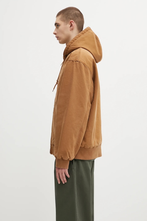 Carhartt WIP giacca in cotone OG Active Jacket I035891.HZ4O marrone AW25