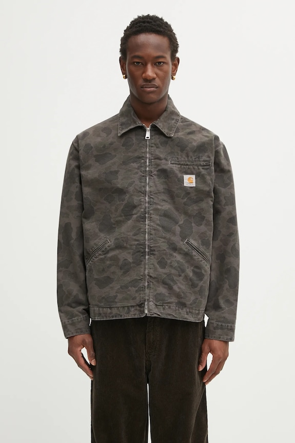 Carhartt WIP cotton jacket Duck Detroit Jacket without green I034281.3ELGD