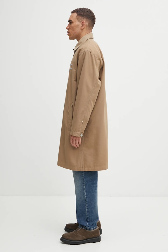 Carhartt WIP giacca di jeans Webster Coat I035618.3AF02 beige AW25