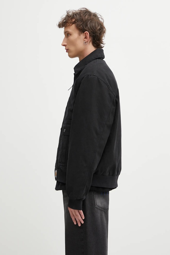 Carhartt WIP cotton jacket Stanton Jacket I035617.8906 black AW25