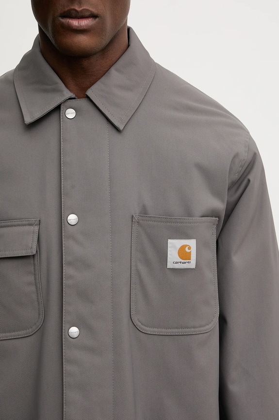 Carhartt WIP jacket Leroy Chore Coat brown I035343.33CXX