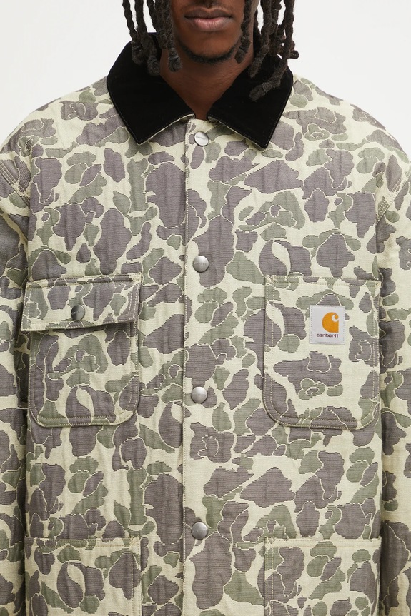 Carhartt WIP giacca Tapestry Chore Coat verde I035329.3CKXX