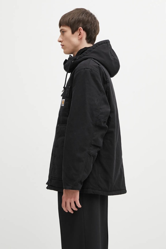 Бавовняна парка Carhartt WIP Ambel Coat I035616.0 чорний AW25