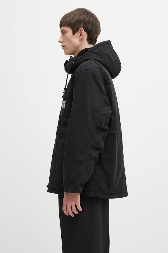 Бавовняна парка Carhartt WIP Ambel Coat I035616.0 чорний AW25