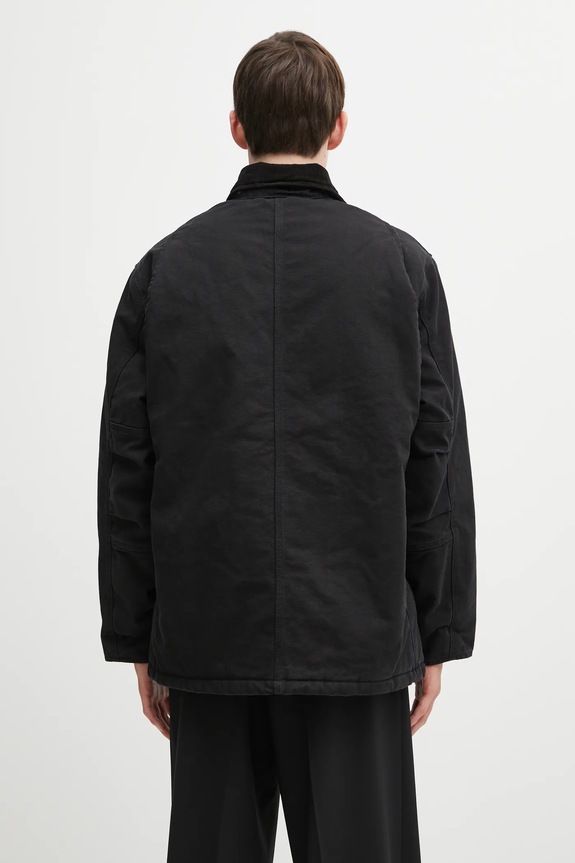 Бавовняна парка Carhartt WIP Ambel Coat I035616.0 чорний