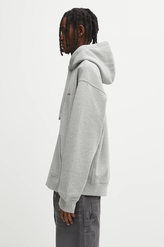 Кофта Carhartt WIP Hooded American Script Jacket I033063.V6XX серый AW25