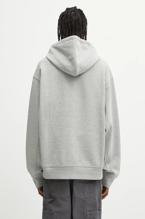 Одежда Кофта Carhartt WIP Hooded American Script Jacket I033063.V6XX серый