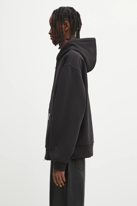 Carhartt WIP sweatshirt Active Sweat Jacket I035602.8906 black AW25