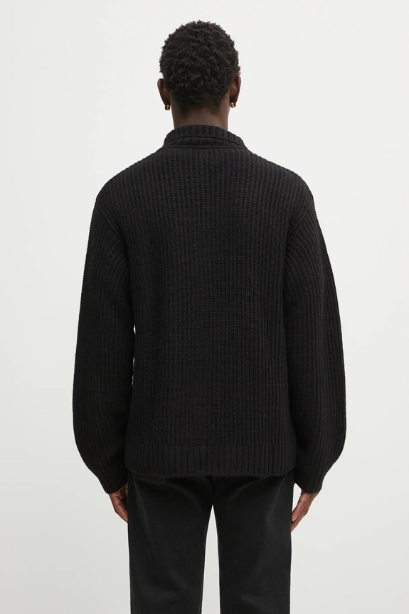 Одежда Кардиган с добавлением шерсти Carhartt WIP Chore Knit Jacket I035399.89XX чёрный