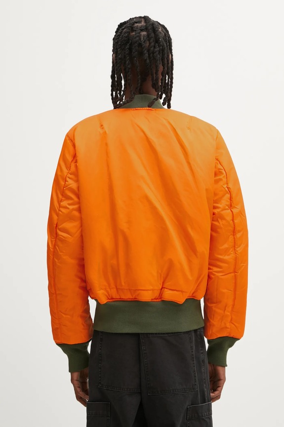 Oboustranná bomber bunda No Problemo x Alpha Industries No War MA-1 NP7113504 zelená