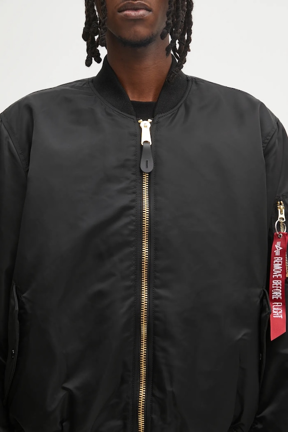Oboustranná bomber bunda No Problemo x Alpha Industries No War MA-1 NP7113504