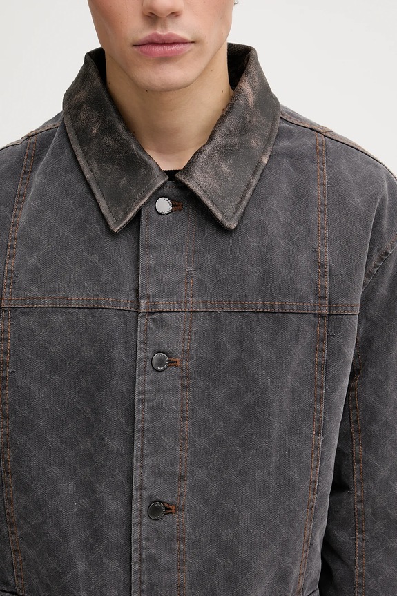 Хлопковая куртка Daily Paper Monogram Workwear серый 2523035