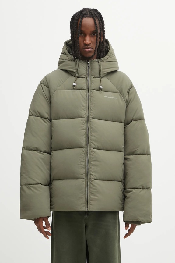 Daily Paper giacca Relaxed Puffer isolamento sintetico verde 2522018