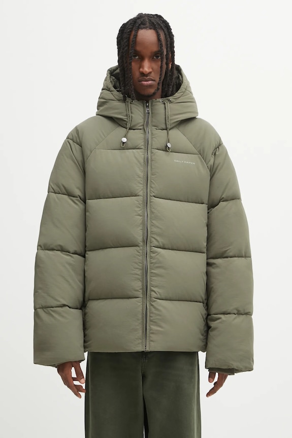 Daily Paper giacca Relaxed Puffer isolamento sintetico verde 2522018