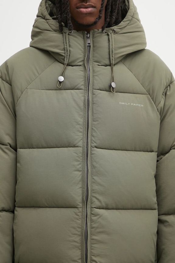 Daily Paper giacca Relaxed Puffer verde 2522018