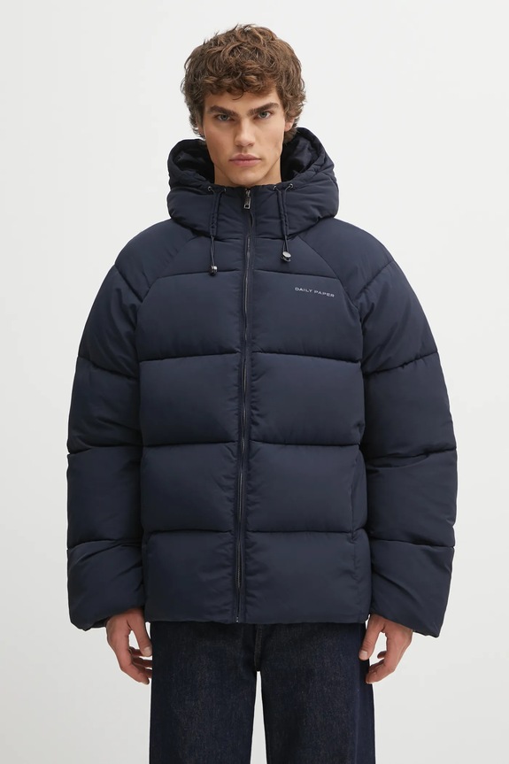 Daily Paper giacca Relaxed Puffer isolamento sintetico blu navy 2522017