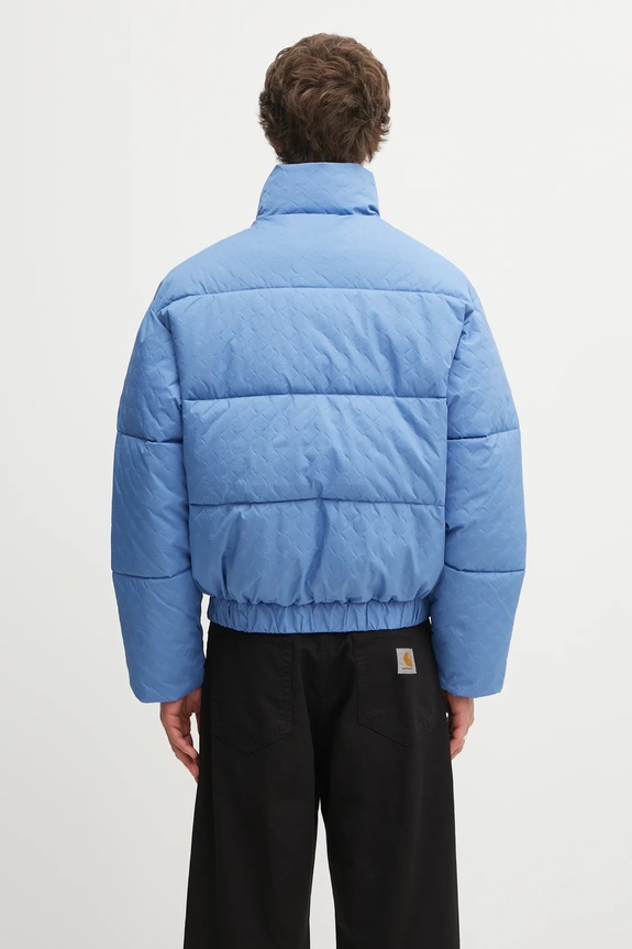 Odzież Daily Paper kurtka Renako Monogram Puffer 2521063 niebieski