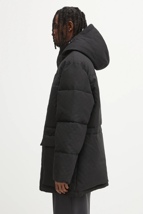 Μπουφάν Daily Paper Oba Monogram Puffer 2521155 μαύρο AW25