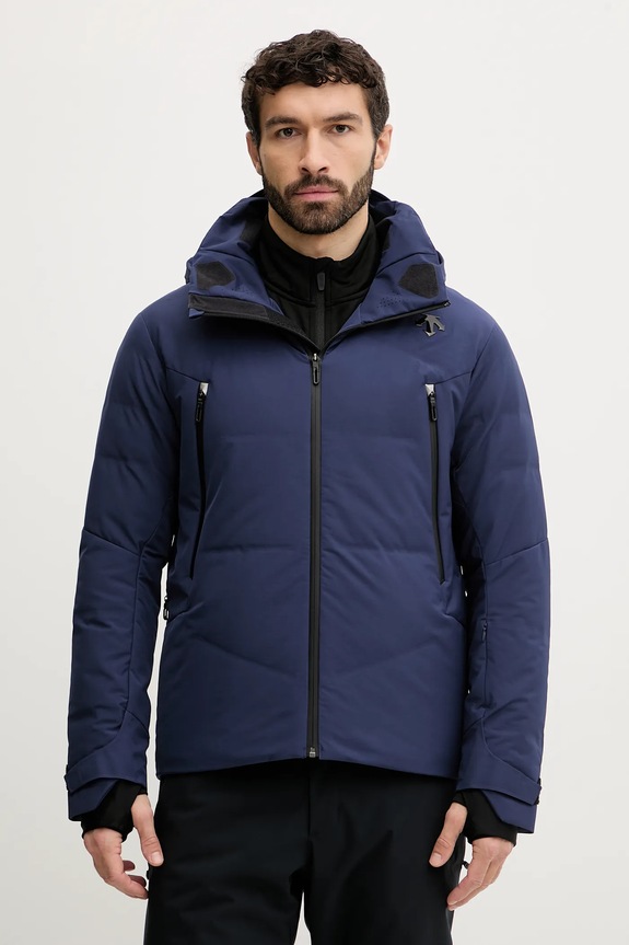 Descente kurtka narciarska puchowa HYBRID DOWN JACKET DW5FDJ06MU granatowy AW25