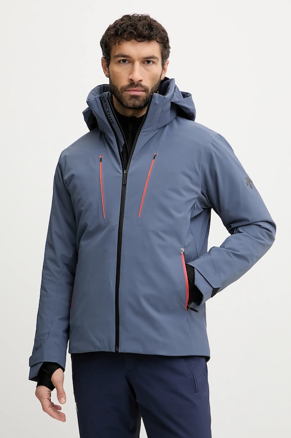 Lyžiarska bunda Descente REMOVABLE DOWN JACKET Iné tmavomodrá DW5FJK04MU