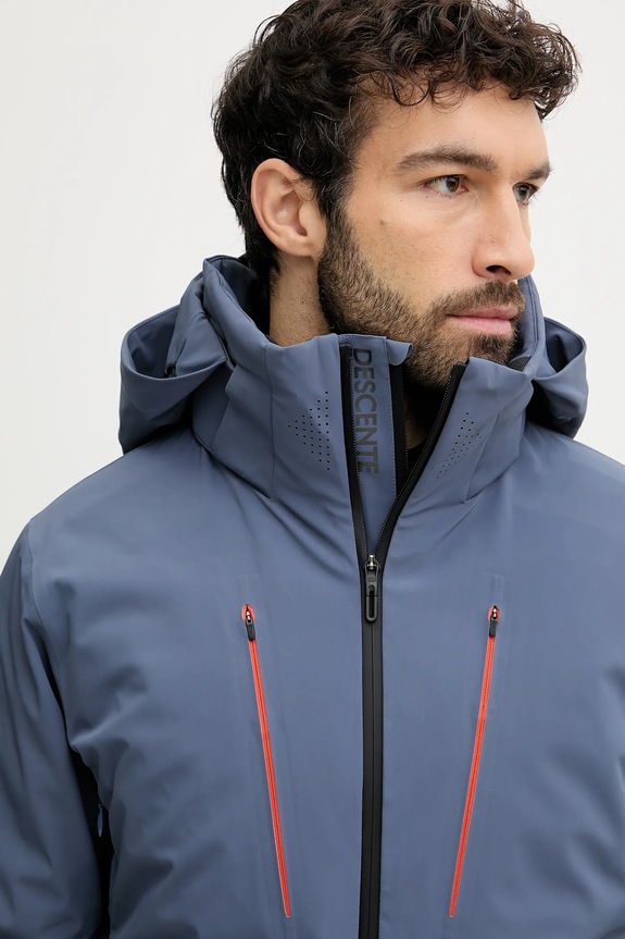 Lyžiarska bunda Descente REMOVABLE DOWN JACKET tmavomodrá DW5FJK04MU