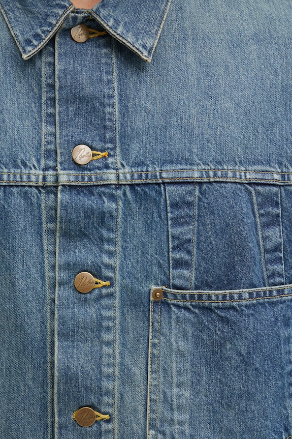 Needles giacca di jeans Darts RW234 blu