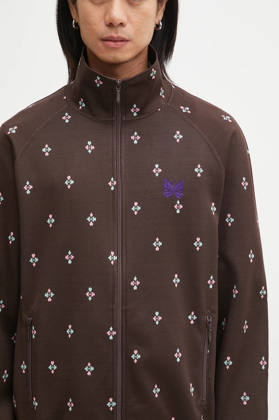Кофта Needles Track Jacket коричневый RW312