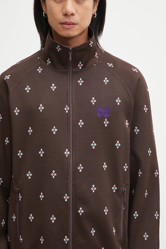 Кофта Needles Track Jacket коричневый RW312