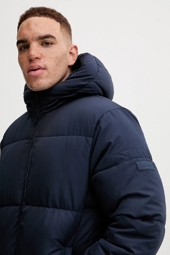 Μπουφάν Hollister Co. σκούρο μπλε KI332.5061.200